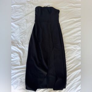 Abercrombie black strapless dress